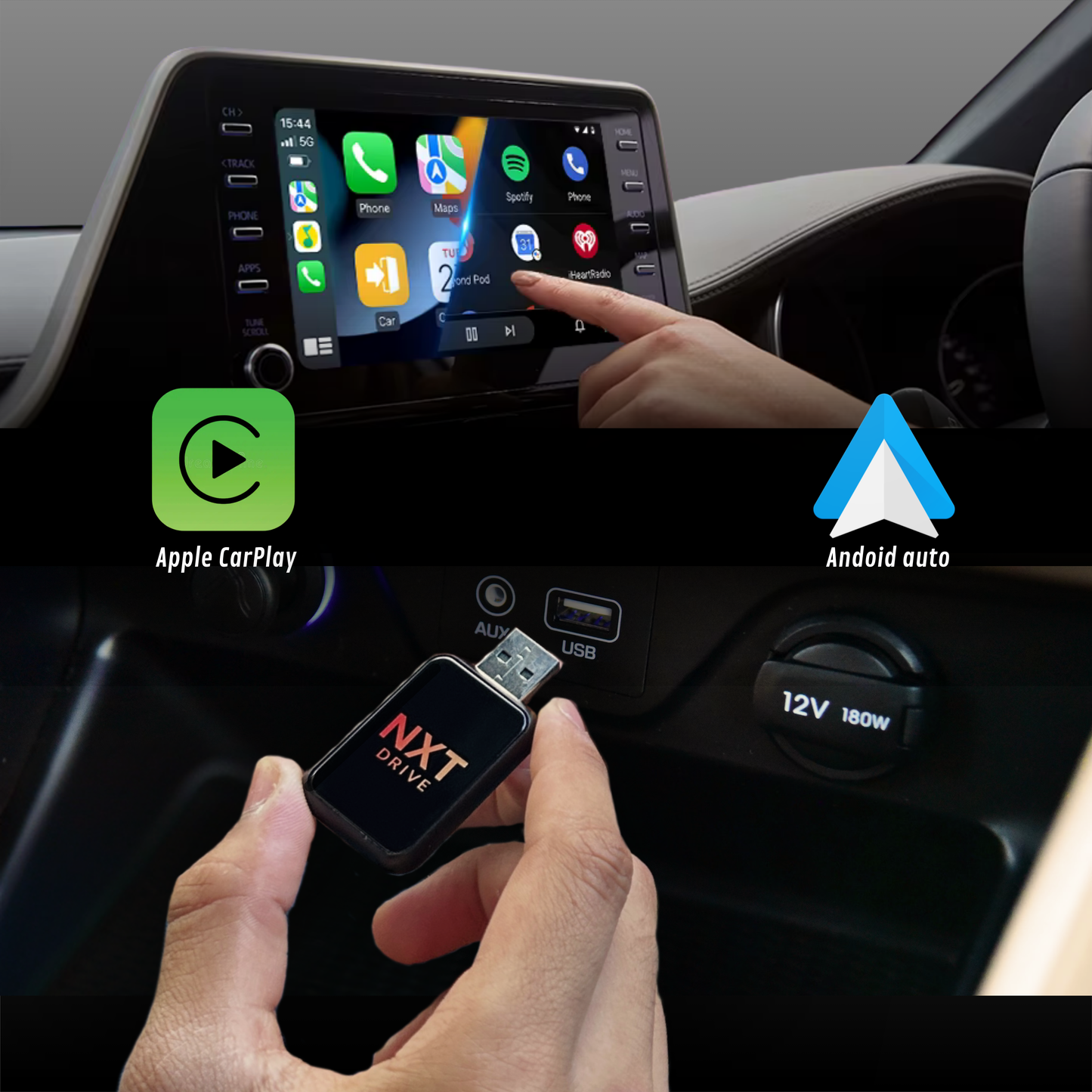 NxtDrive® CarPlay & Android Auto Dongle